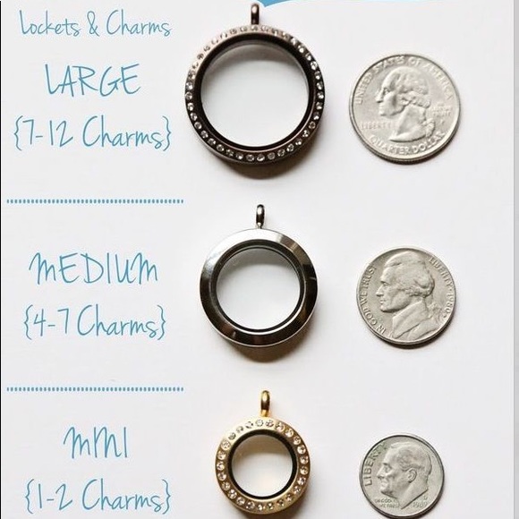 NIB LARGE Origami Owl mom living locket set - Picture 8 of 8